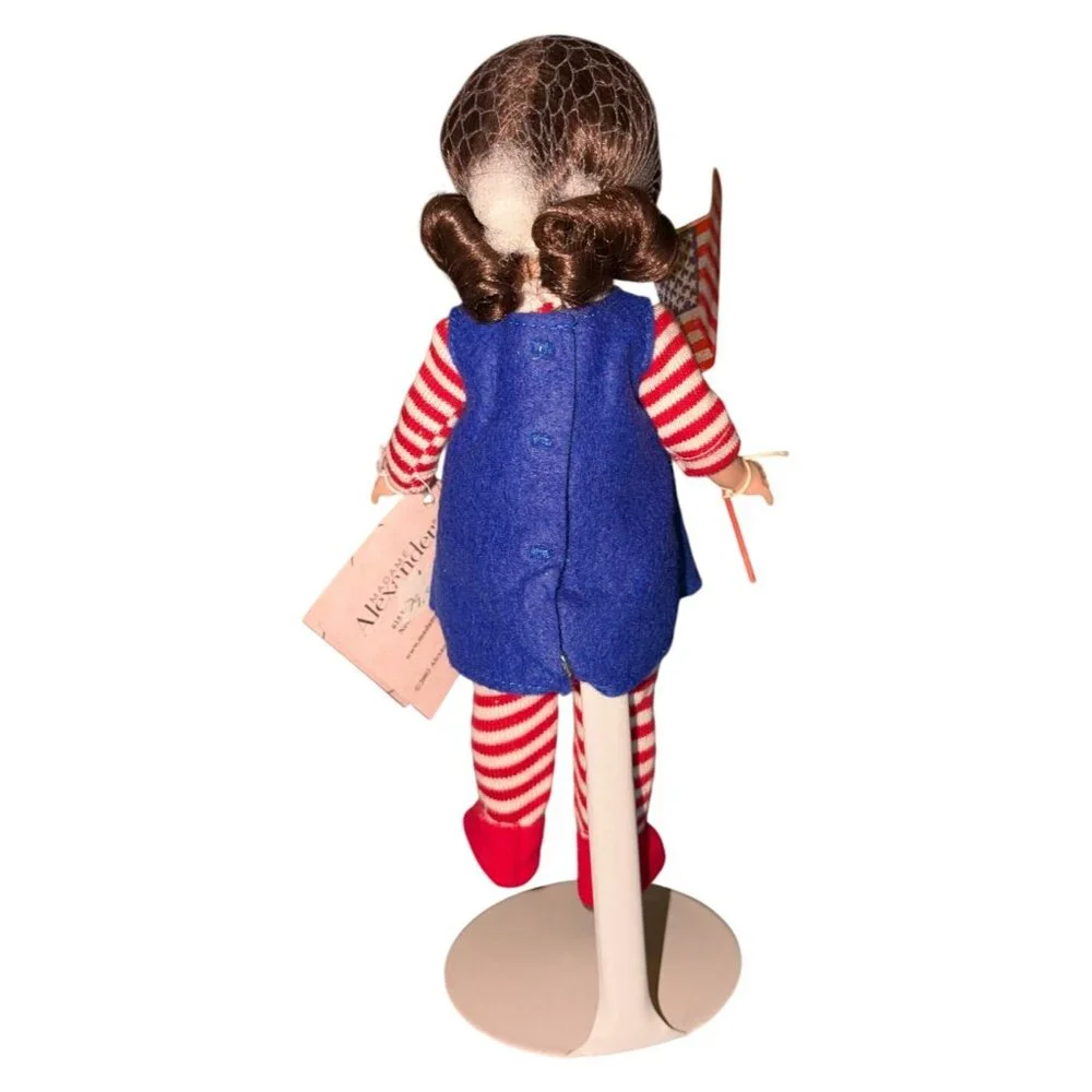Madame Alexander Waving The Flag Maggie Doll #34395 stand Box Tag - Picture 4 of 14